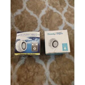 Clarisonic compatible brush heads - total of three brush heads sensitive skin